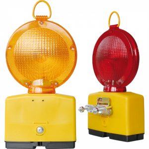 LED-Baustellenlampe StarLED gelb / rot - Baustellenshop24